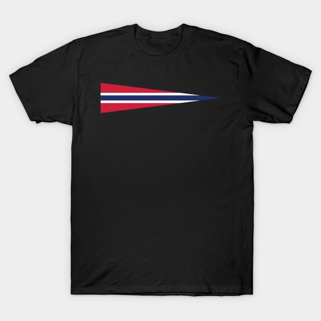 Civil Pennant of Norway T-Shirt by Wickedcartoons